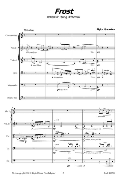 Hoekstra - Frost for String Orchestra