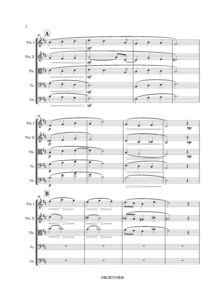 Glorieux - Antwerp Hymn for String Orchestra