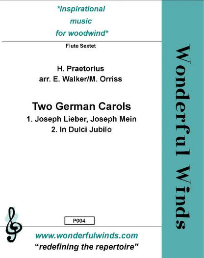 Two German Carols - Praetorius, H - for flute ensemble  Digital Download