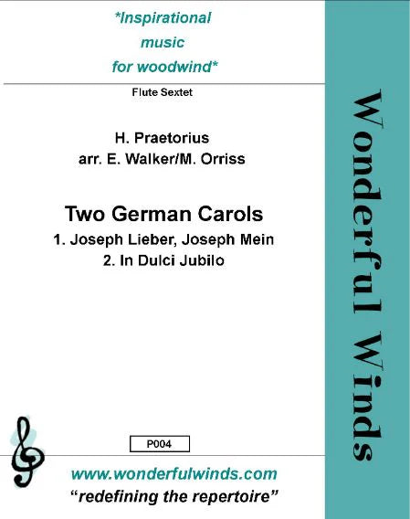 Two German Carols - Praetorius, H - for flute ensemble  Digital Download