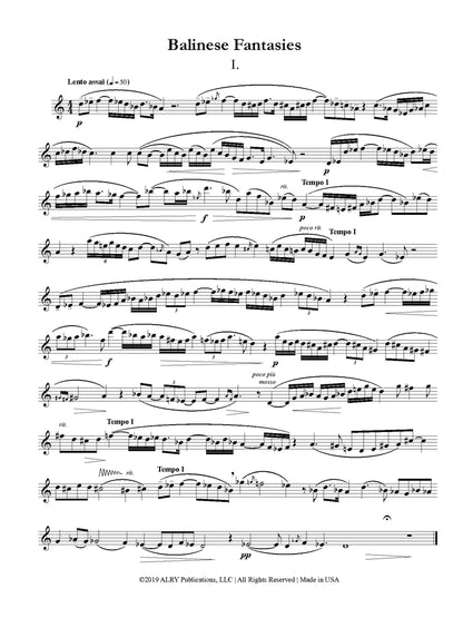 Loeb - Fantasias on Eurasian Melodies for Solo Piccolo