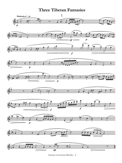 Loeb - Fantasias on Eurasian Melodies for Solo Piccolo