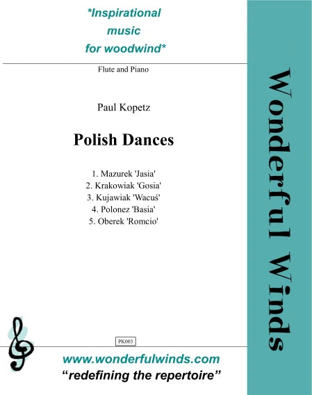 Kopetz, P. - Polish Dances for flute and piano- Digital Download