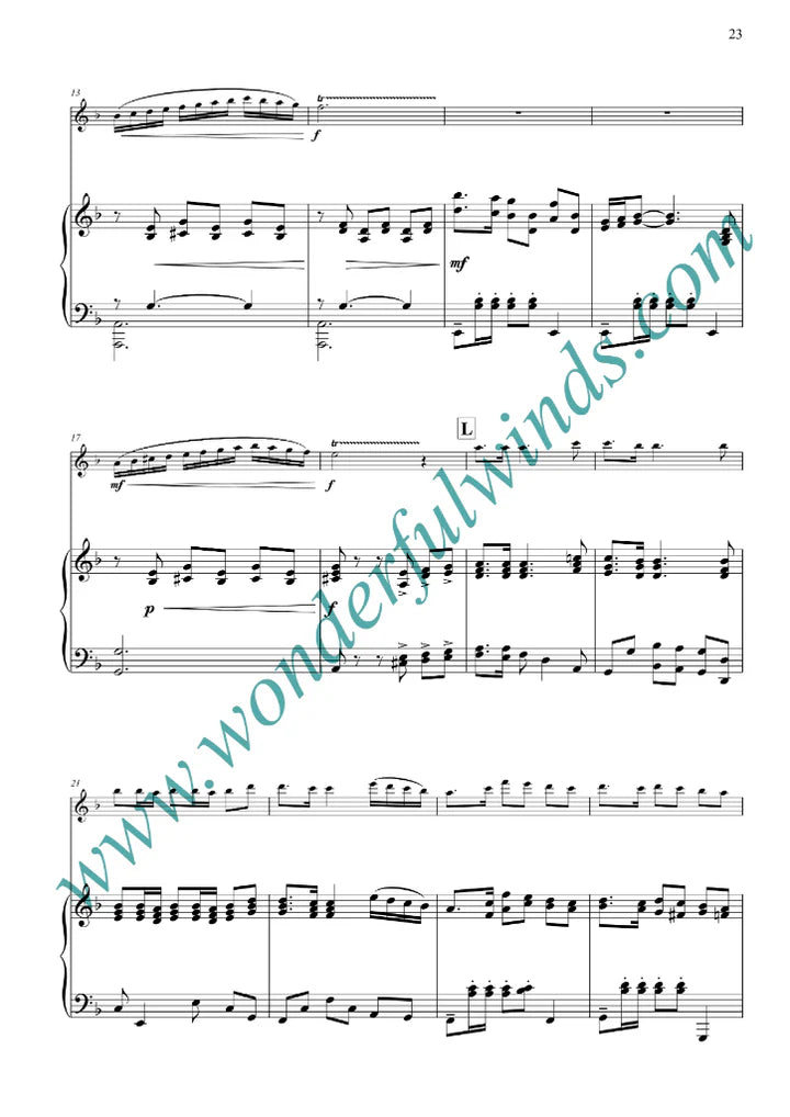 Kopetz, P. - Polish Dances for flute and piano- Digital Download