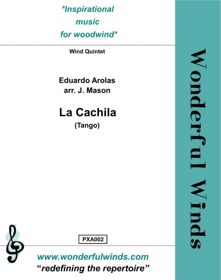 Arolas, E. - La Cachila (Tango) -  for wind quintet - Digital download