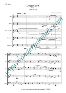 McDermid, C - Doggywood!-  for wind quintet - Digital download
