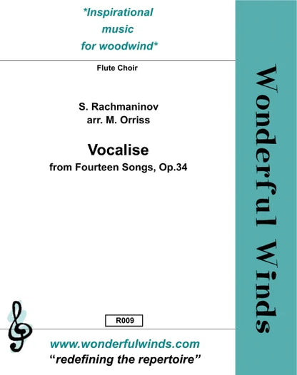 Rachmaninov, S - Vocalise, Op.34  -   Flute  Choir    Digital Download