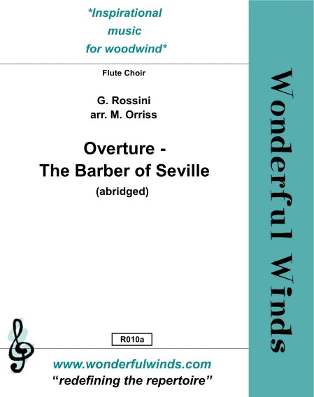 Rossini - Overture - The Barber of Seville (Abridged) for flute choir - Digital Download