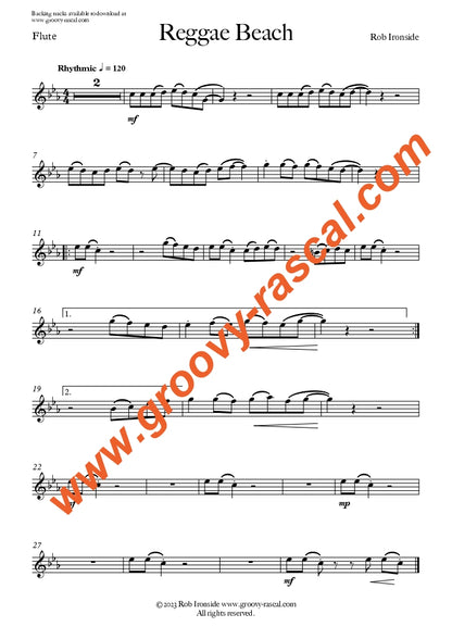 Ironside, Rob  ‘Groovy Kick-Starts 2’ for Flute and Piano- Digital Download