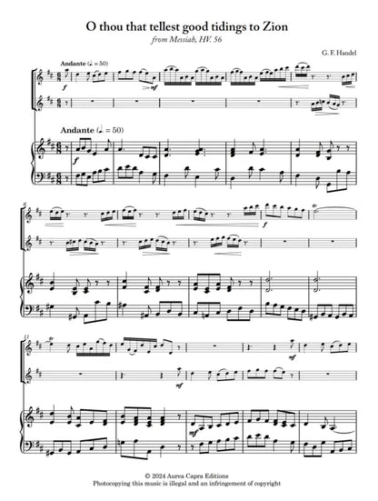 A Calendar of Carols for Violin - Digital Download