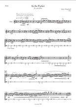 Shephard , John - In the pocket : for solo flute  (Digital Download)