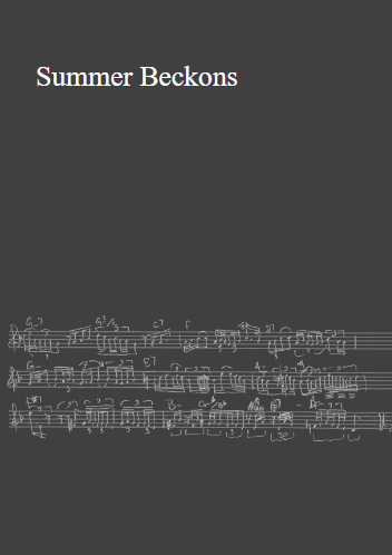 Greenaway, Sally - Summer Beckons for flute and piano