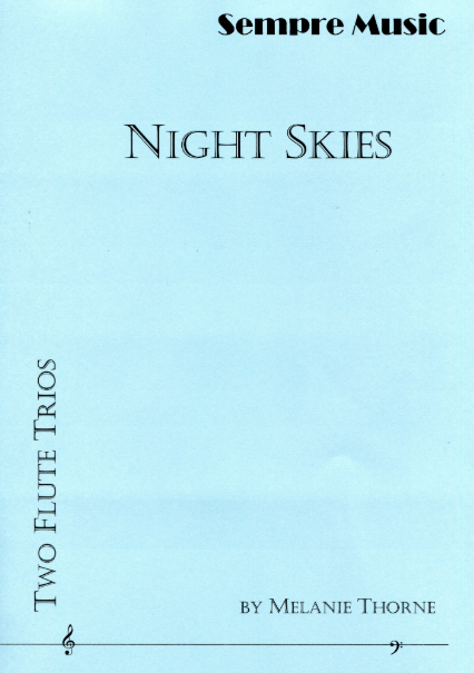 Melanie, Thorne - Night Skies flute trio - Digital Download