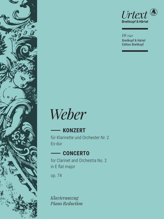 Weber - Clarinet Concerto No. 2 in E flat major Op. 74 (DIGITAL EDITION)