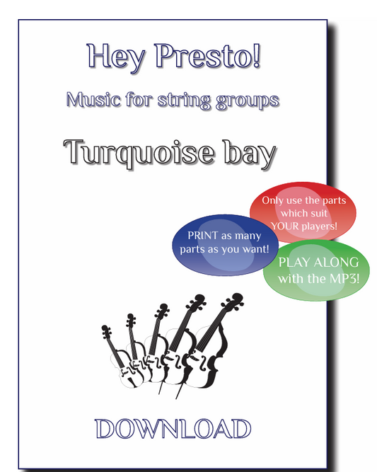 Music for string groups – Turquoise bay