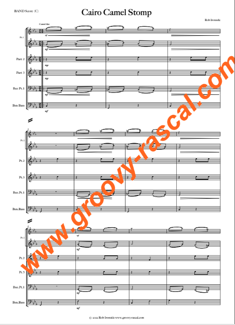 Ironside, Rob Groovy Kick-Starts ENSEMBLE Teacher Pack ‘Cairo Camel Stomp’- Digital Download