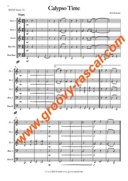 Ironside, Rob Groovy Kick-Starts ENSEMBLE Teacher Pack ‘Calypso Time’- Digital Download