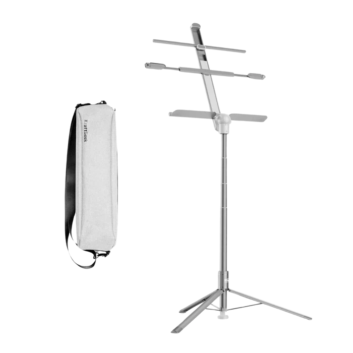 Music Stand - KraftGeek Solo Gig Bravo Music Stand with Bag,