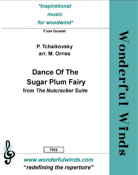 Tchaikovsky, P.- Dance Of The Sugar Plum Fairy -  for flute quartet (4 Flutes)-   Digital Download