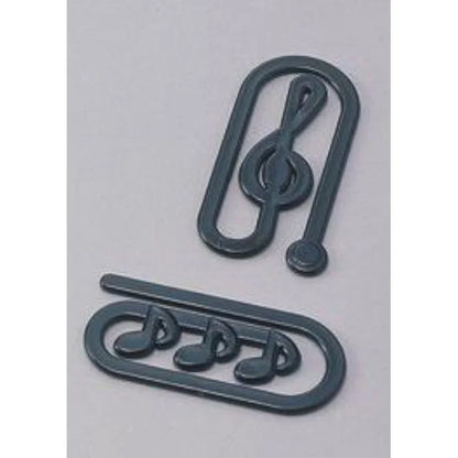 G Clef & Quaver Clip - Black/White