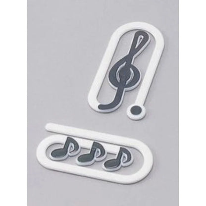 G Clef & Quaver Clip - Black/White