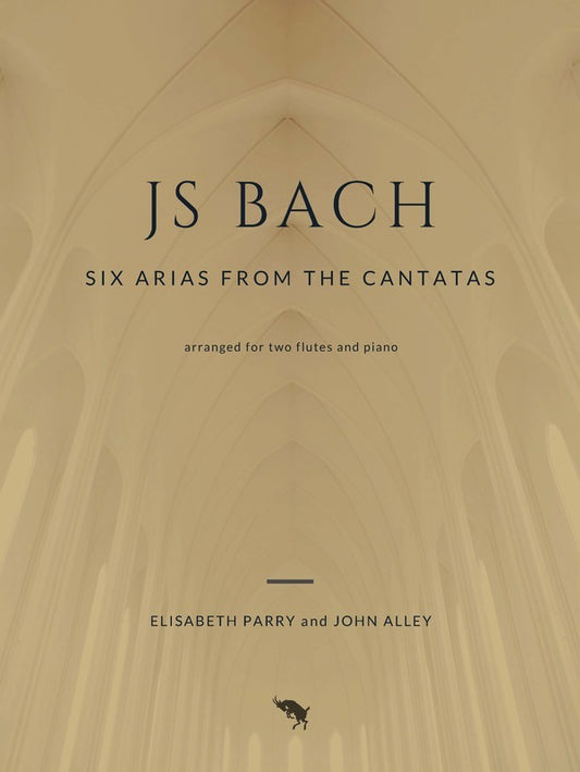 Six Arias from the Cantatas for two flutes and piano