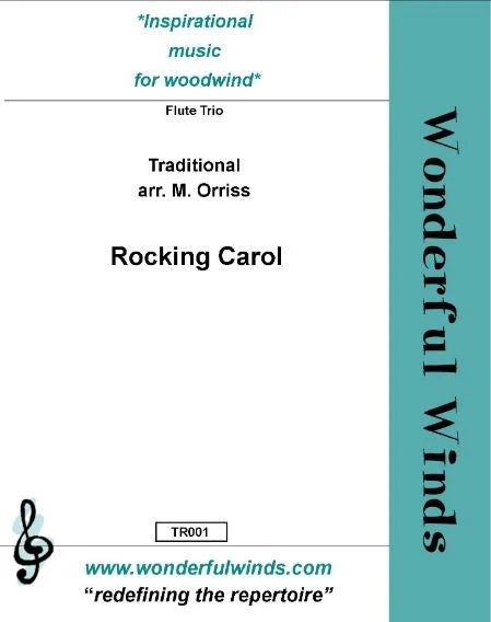 Rocking Carol - Traditional for flute Trio (3 C flutes) -   Digital Download