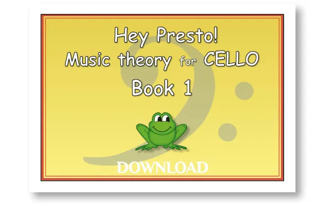Music Theory for CELLO Bk 1 – DOWNLOAD