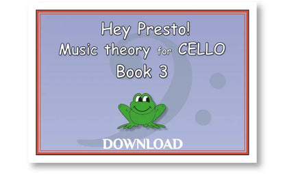Music Theory for CELLO Bk 3 – DOWNLOAD