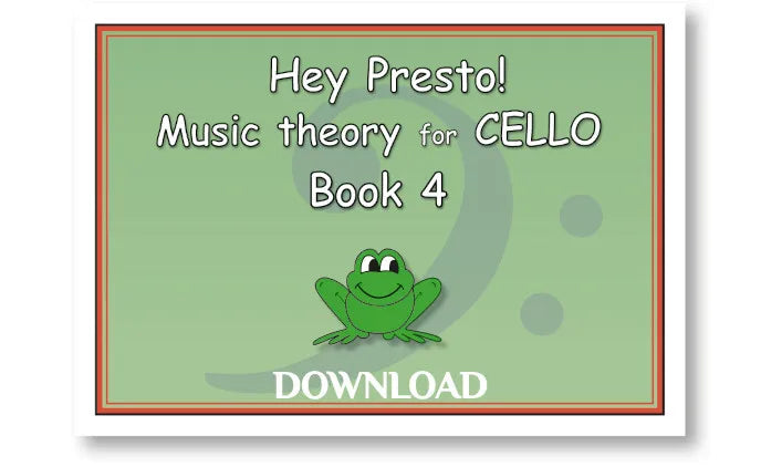 Music Theory for CELLO Bk 4 – DOWNLOAD