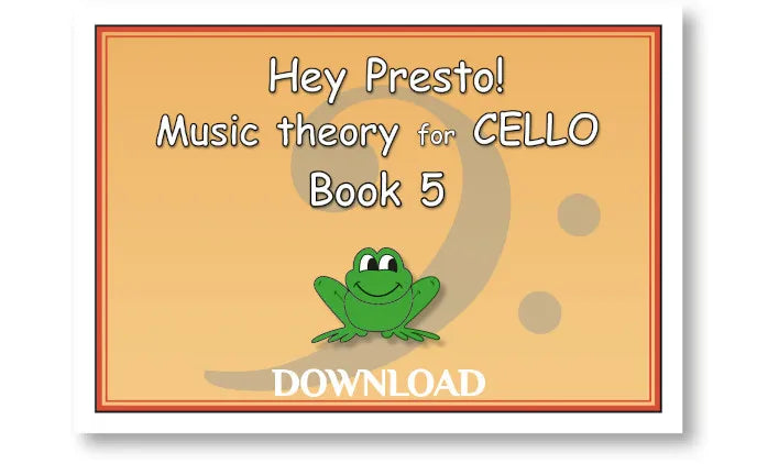 Music Theory for CELLO Bk 5 – DOWNLOAD