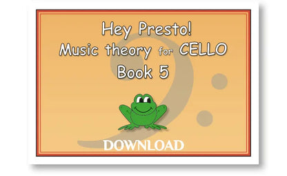 Music Theory for CELLO Bk 5 – DOWNLOAD