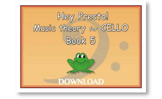 Music Theory for CELLO Bk 5 – DOWNLOAD