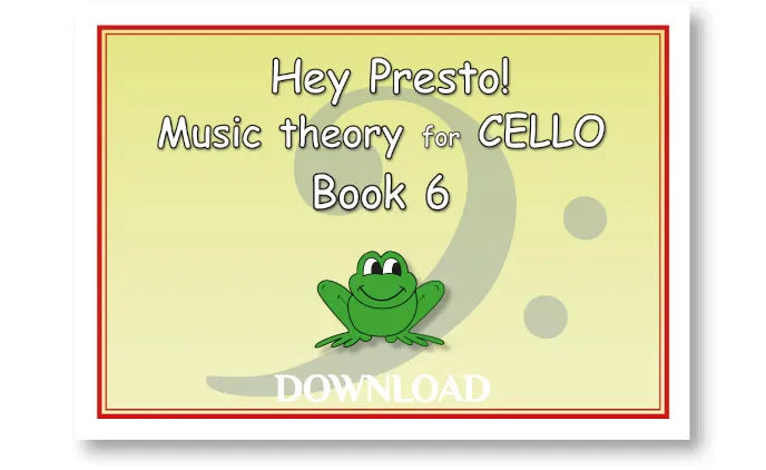 Music Theory for CELLO Bk 6 – DOWNLOAD