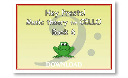 Music Theory for CELLO Bk 6 – DOWNLOAD