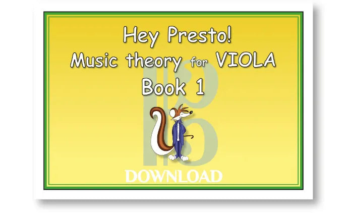 Music Theory for VIOLA Bk 1 – DOWNLOAD