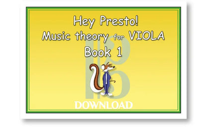Music Theory for VIOLA Bk 1 – DOWNLOAD