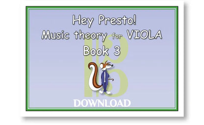 Music Theory for VIOLA Bk 3 – DOWNLOAD