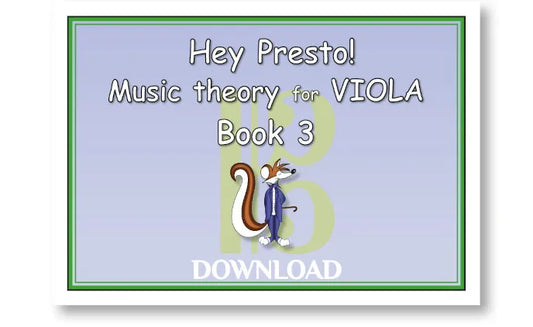 Music Theory for VIOLA Bk 3 – DOWNLOAD