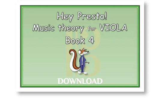 Music Theory for VIOLA Bk 4 – DOWNLOAD