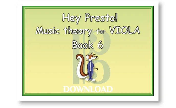 Music Theory for VIOLA Bk 6 – DOWNLOAD
