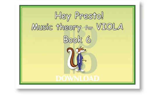 Music Theory for VIOLA Bk 6 – DOWNLOAD