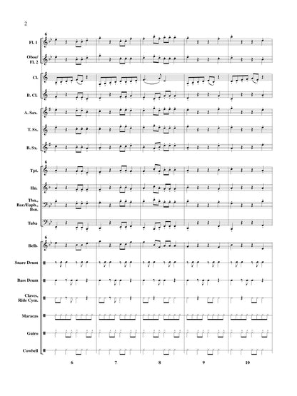 Michaels - Bluesy Chalumeau Cha-Cha (Concert Band)