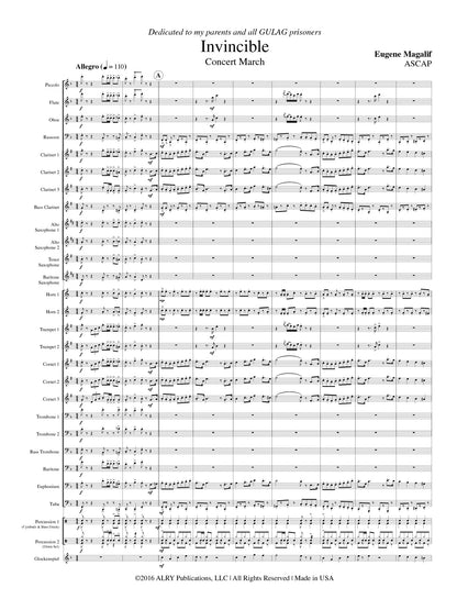 Magalif - Invincible (Concert Band)