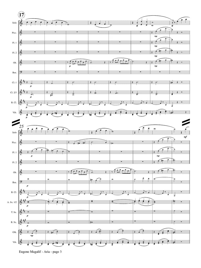 Magalif - Aria (Concert Band