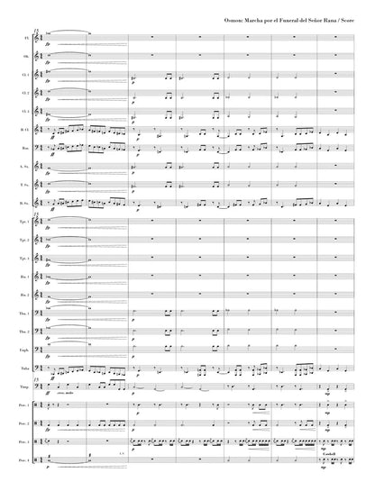Osmon - Marcha por el Funeral del Señor Rana (Concert Band)