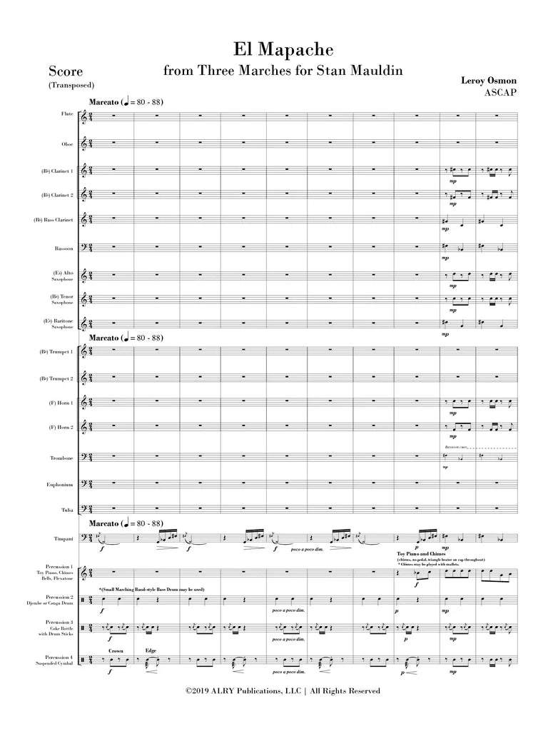 Osmon - El Mapache (Concert Band)