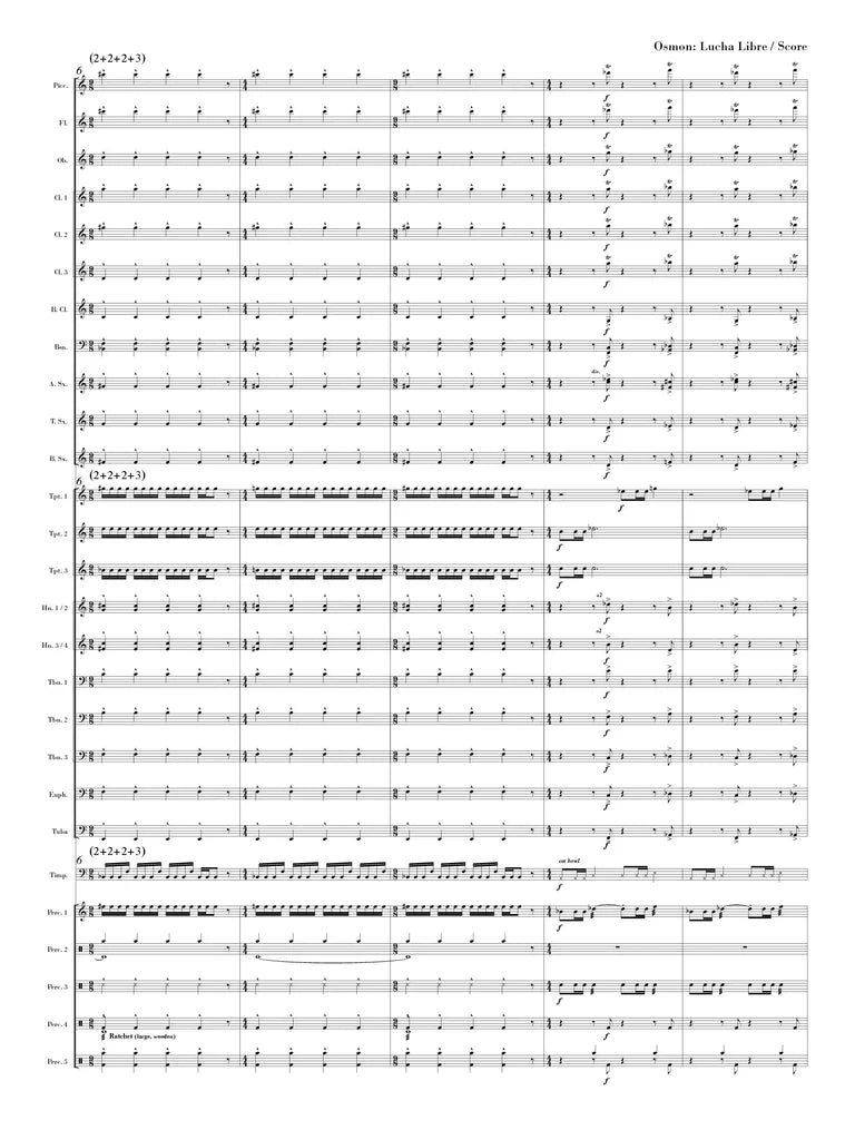 Osmon - Lucha Libre (Concert Band)