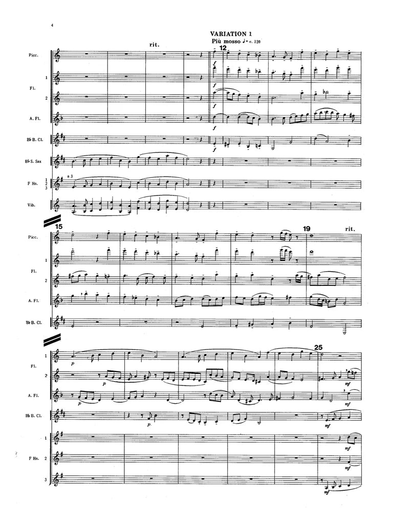Sweelinck (arr. Ricker) - Variations on "Mein Junges Leben Hat Ein End