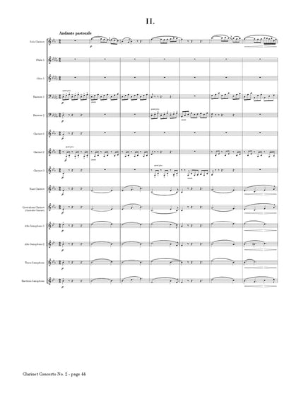 Crusell (arr. Johnston) - Concerto No. 2, Op. 5 (Solo Clarinet and Concert band)